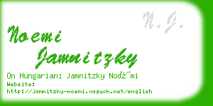 noemi jamnitzky business card